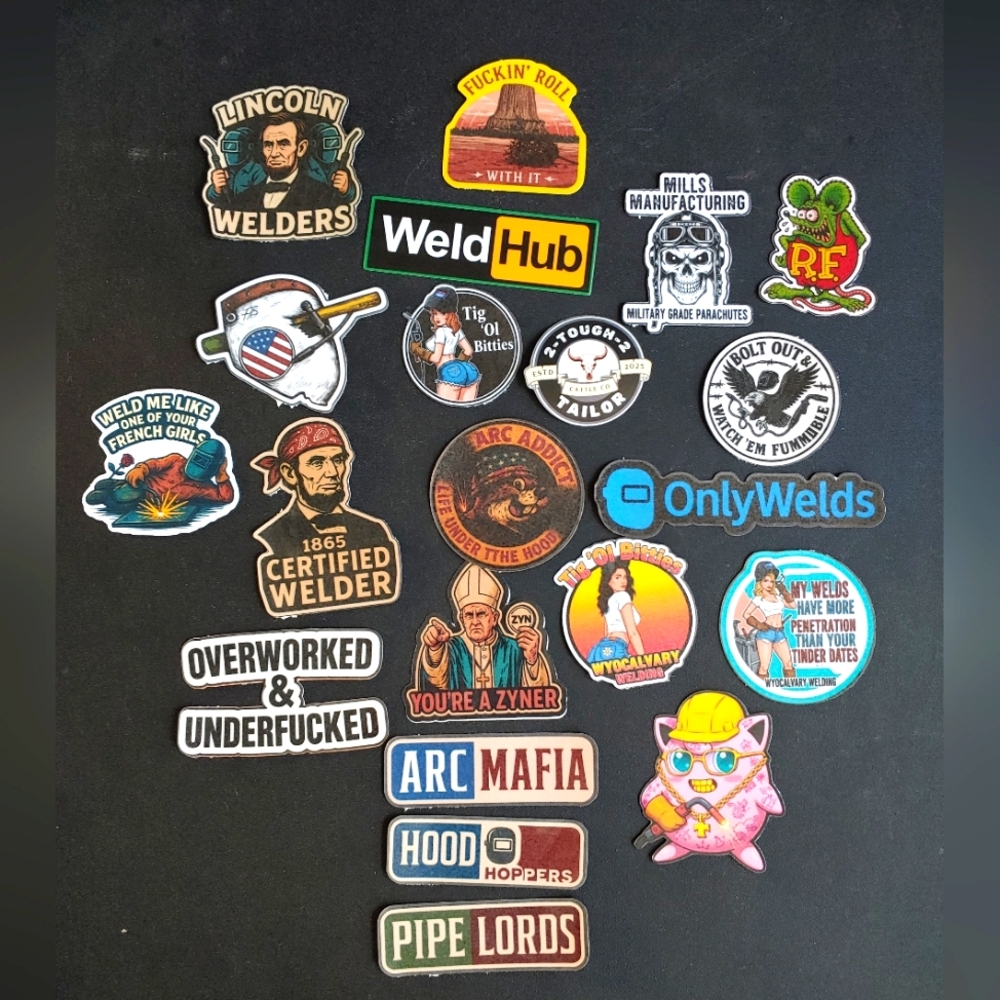 Welder Sticker Bundle
